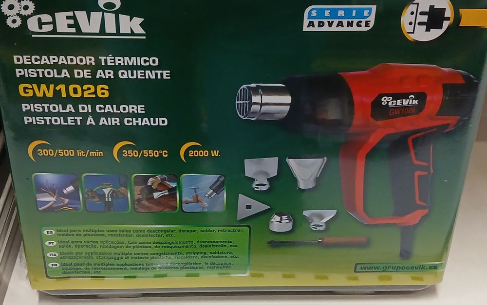 Pistola de ar quente