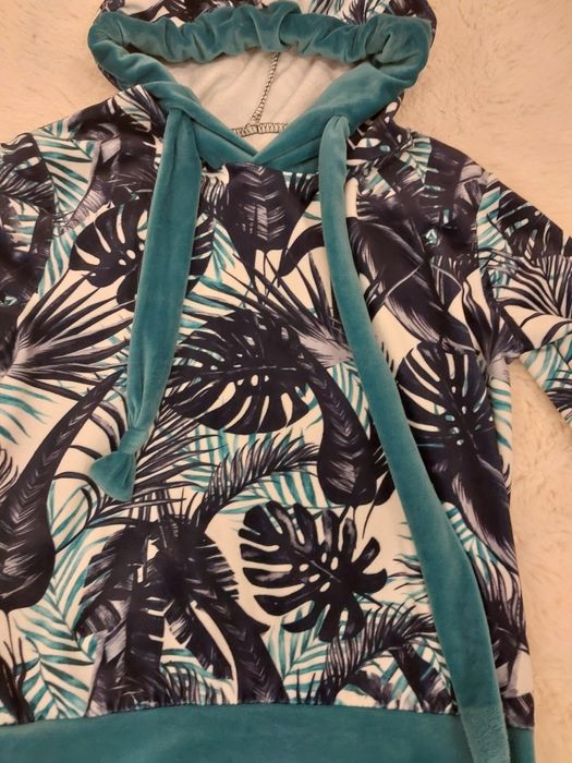 Dres welurowy morski