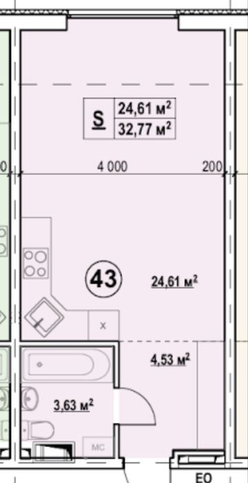 Квартира в новому будинку біля лісу!