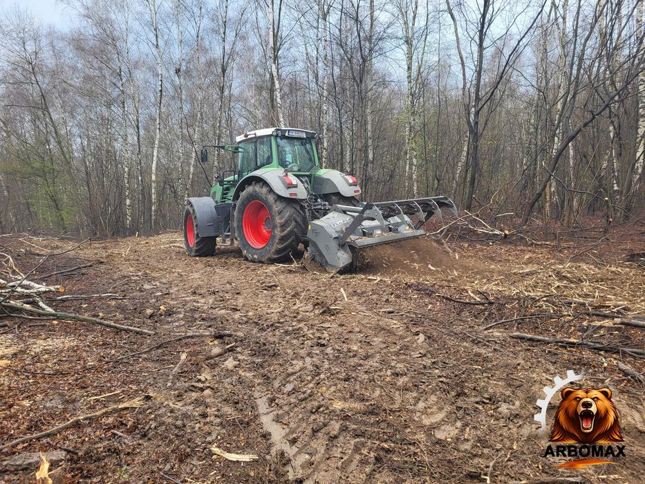 Mulczowanie wgłębne i powierzchniowe działek, usuwanie zarośli, frezowanie pni - Dynów