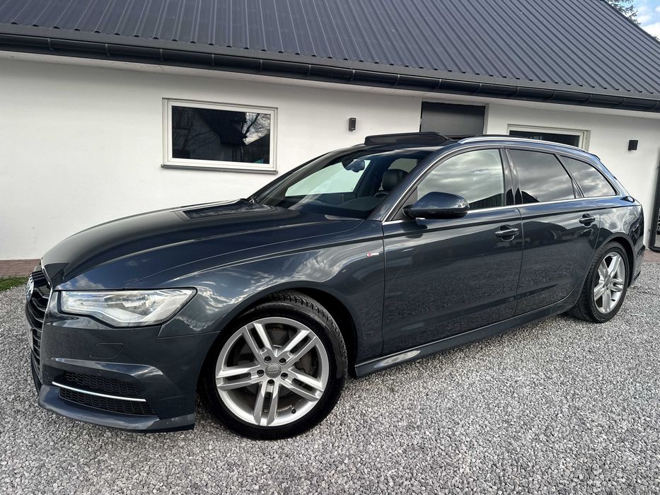 AUDI A6 C7 LIFT 2.0 TDI FULL S-LINE Panorama Skóra LED Kamera PDC 18"