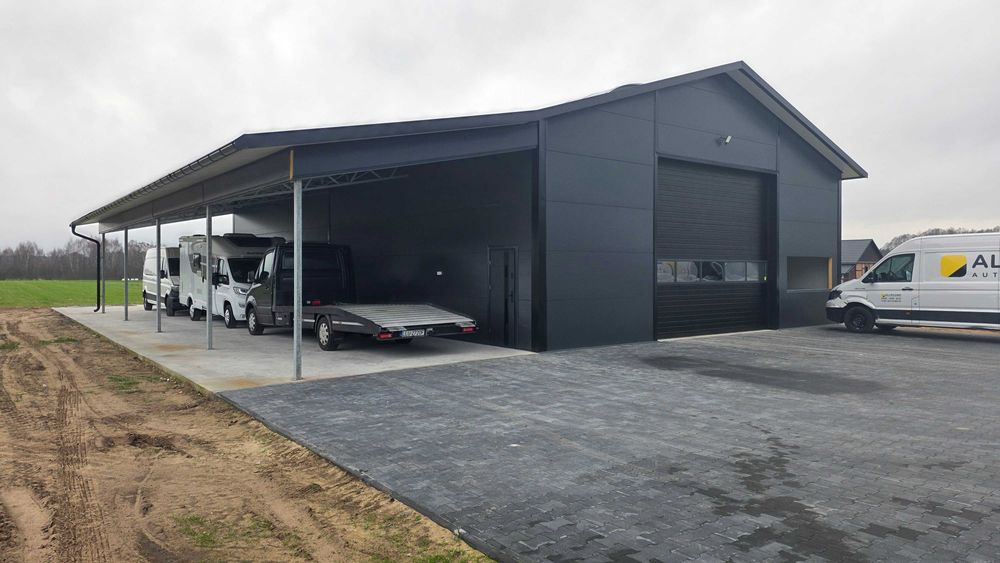 Hala magazynowa 12x20x4,5 SystemSpaw