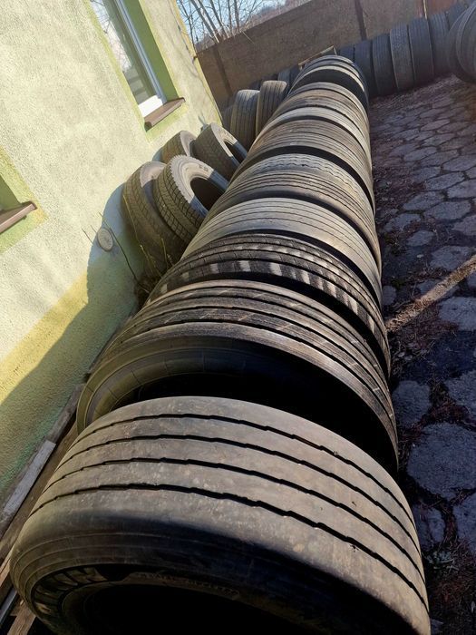 Opony 385/65R22.5 opona używane przyczepa naczepa duzy wybor