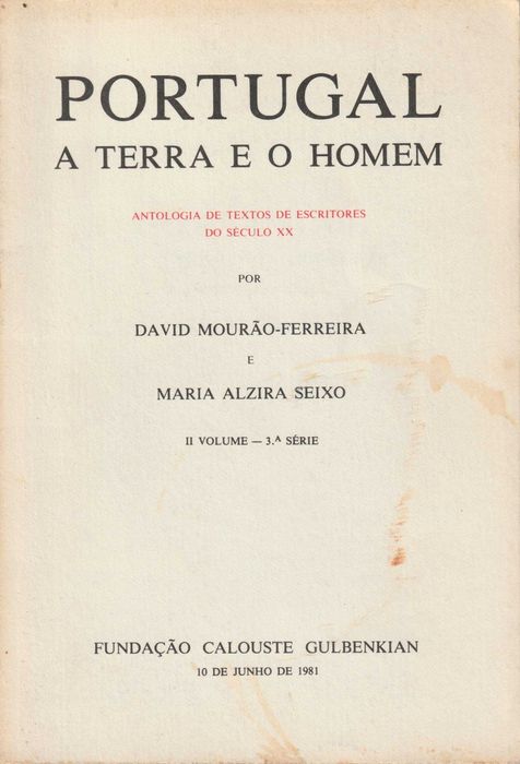 Portugal - A Terra e o Homem (Volumes I-III)