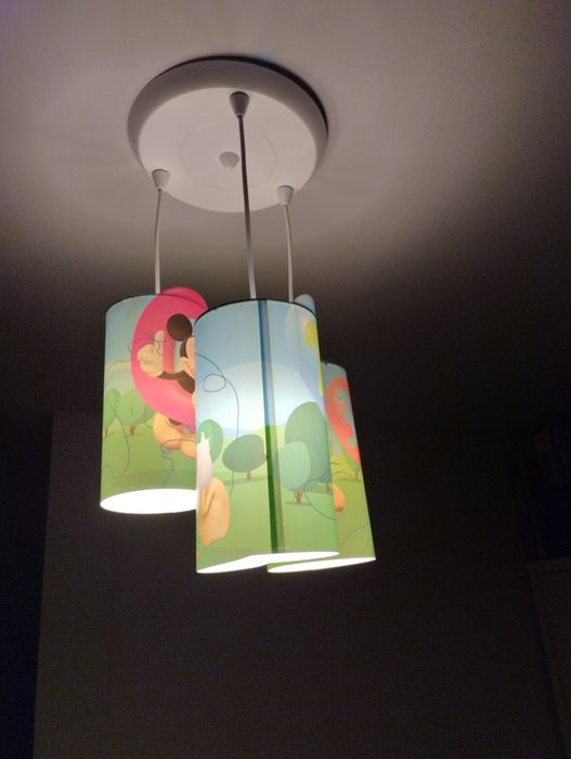 Żyrandol lampa wisząca z bohaterami  Disney