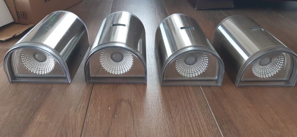 Zewnętrzna lampa ścienna z czujką PIR - 2szt