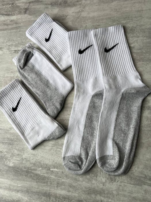 Шкарпетки Nike White-Gray