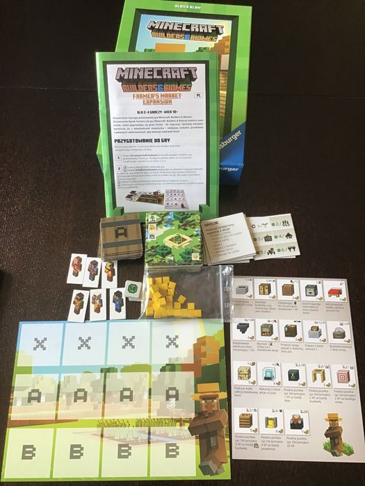 Dotatek gry planszowej Minecraft