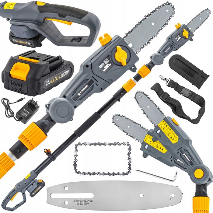 Piła AKUMULATOROWA do Gałęzi na Wysięgniku 20V 2Ah PM-APW-20C