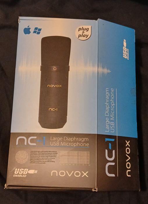 Mikrofon novox nc-1 + pudełko