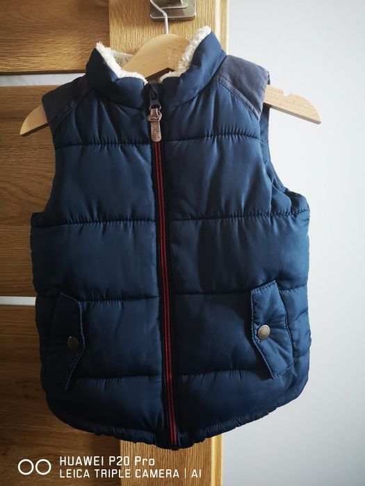 Kamizelka jesienno-zimowa chłopiec  roz. 92