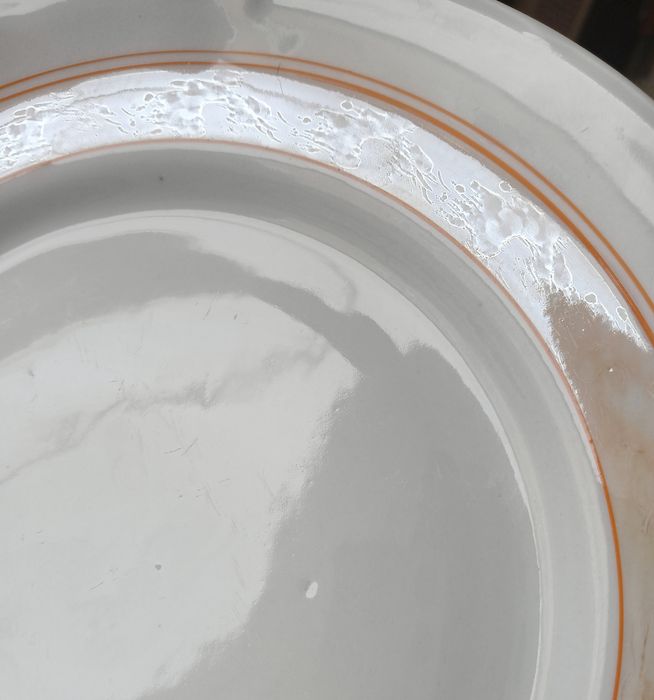 Talerz obiadowy płaski Chodzież porcelana