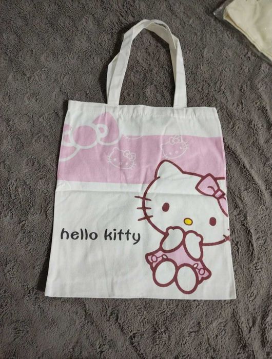 Piękna torba płócienna Hello Kitty