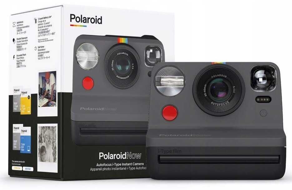 Aparat Polaroid NOW Generation 2 E-box czarny