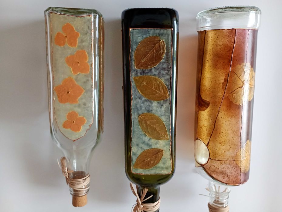ozdobne butelki hand made