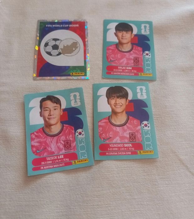 Cromos para troca Fifa 2026
