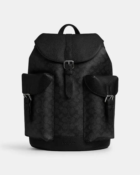 Оригінальний рюкзак  Coach Warner Backpack. Шкіряний рюкзак Коуч