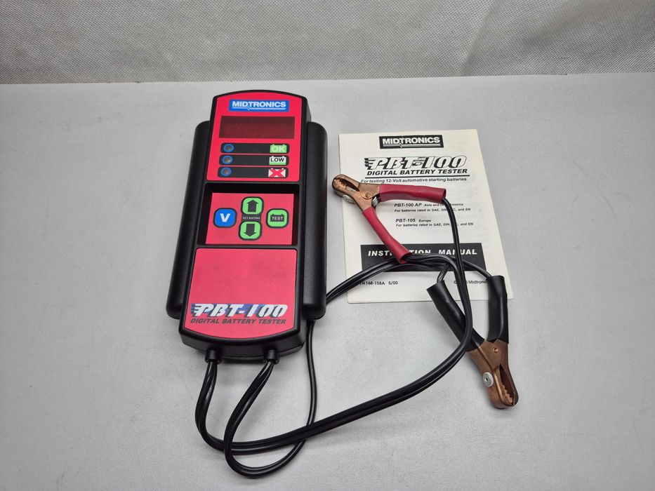 Tester akumulatorów Midtronics PBT-100; Komis Jasło Igielna