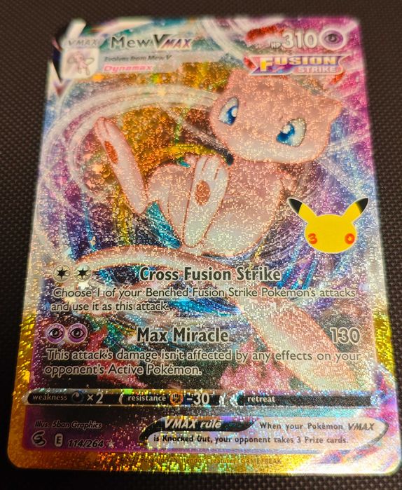 Mew Vmax Pokemon 30th Celebration