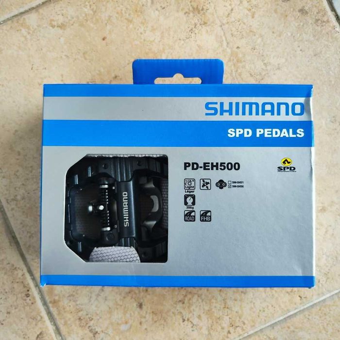 Pedais Shimano SPD PD-EH500 Misto SPD / Plataforma 1 par
