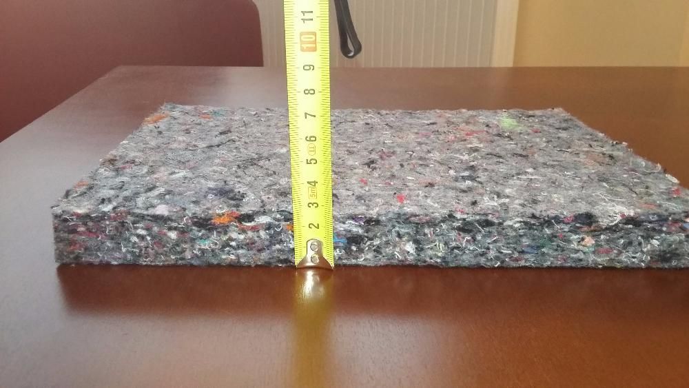 Mata Filcowa Wygłuszająca. 1300g/m2 Grubość 3cm. FILC 22,00 zł/m2 nett