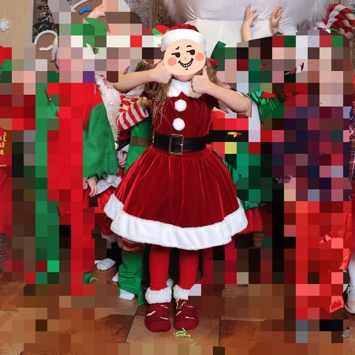 Костюм Місіс Санта, Мисис Санта плаття, новорічний костюм 5 років