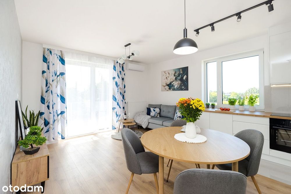 Nowe 3 pokoje Balkon Klimatyzacja wykonczone pod klucz Marki Słoneczna