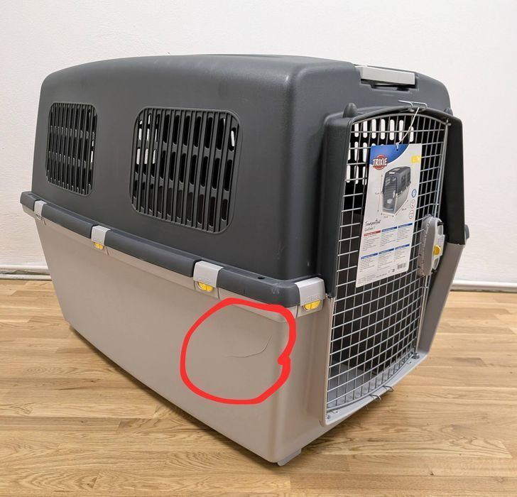 Trixie Transporter dla Psa Gulliver 7 do 50kg NAJWIĘKSZY USZKODZONY