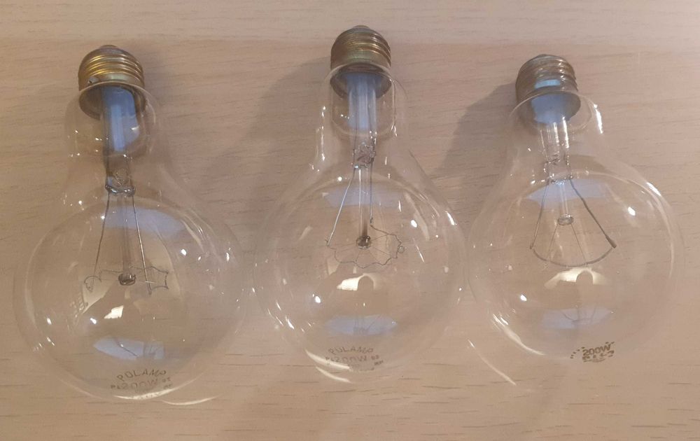 Żarówki tradycyjne E27 200W 230V (3 szt.)