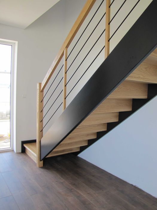 Schody Q Loft Debowe Jesionowe metal drewniane
