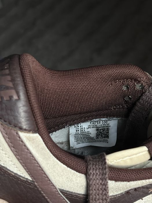 Оригінал Nike dunk low Plum Eclipse Coconut Milk 41 26.5