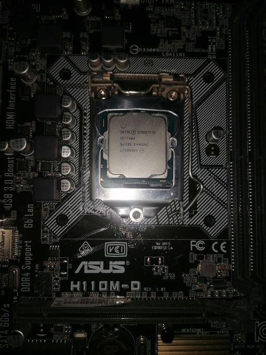 Motherboard e processador