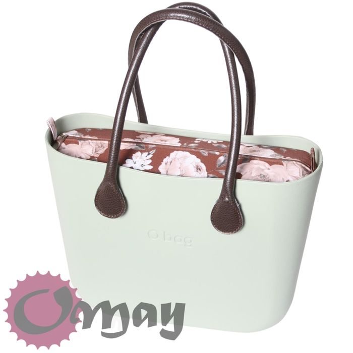 organizer do OBAG STANDARD cudne róże beż brąz 2 kieszenie wkład OMAY