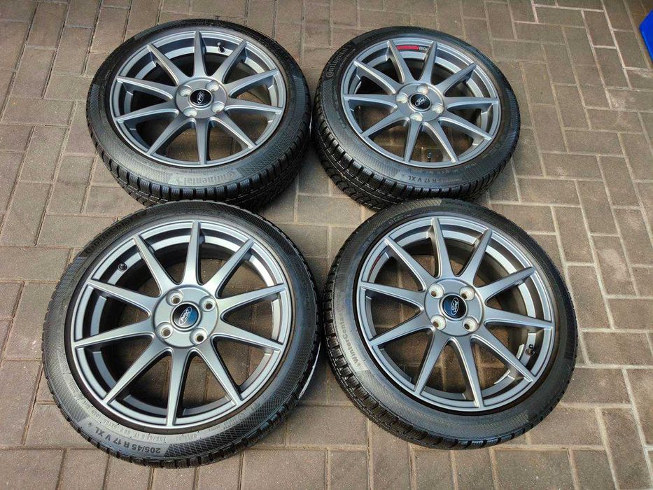 4x108 Alufelgi R17 FORD Performance ST Fiesta MK8 MK7 Fusion B-Max ET47.5 7j TPMS 4szt jak NOWE