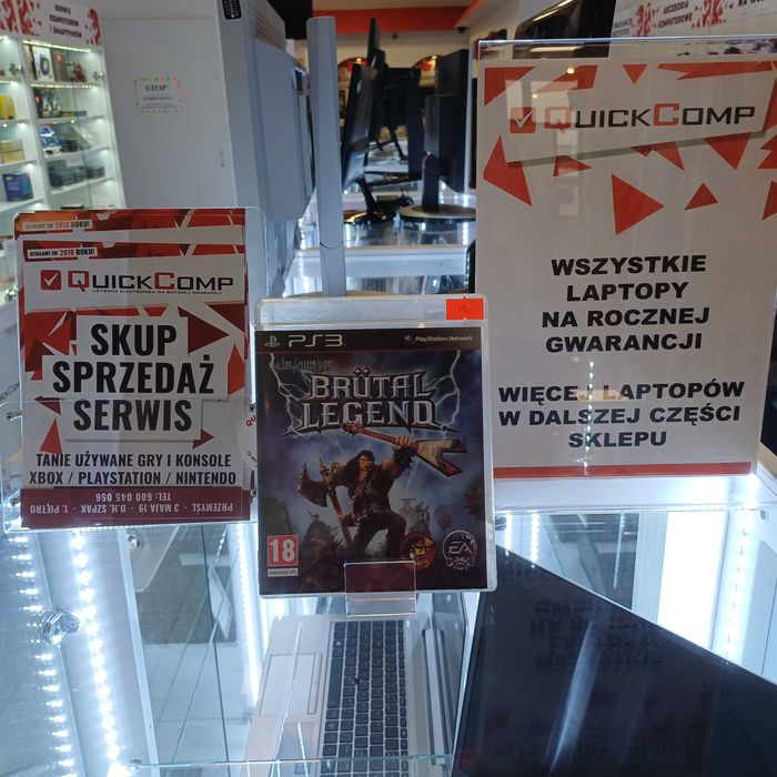 Gra PlayStation 3 PS3 Brutal Legend Gwarancja 1 Rok QUICK-COMP