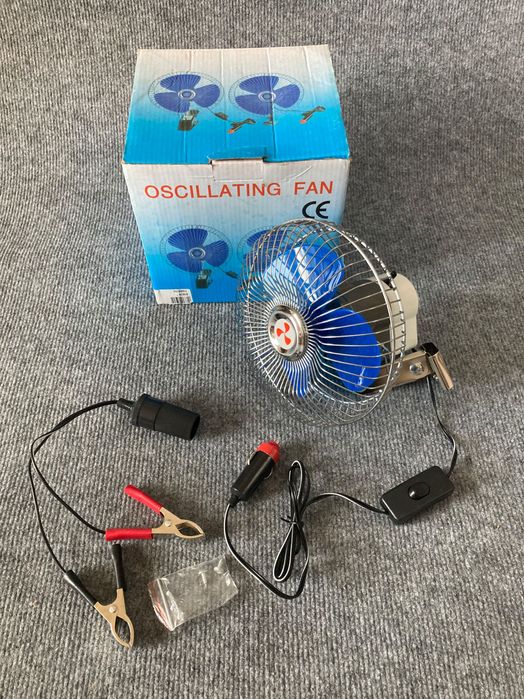 Wentylator samochodowy 12V obrotowy