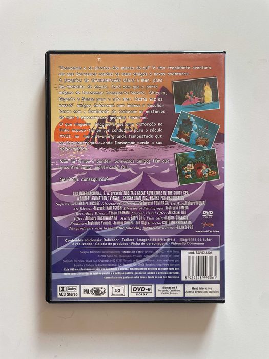 Doraemon e Os Piratas dos Mares do Sul [2002 DVD]