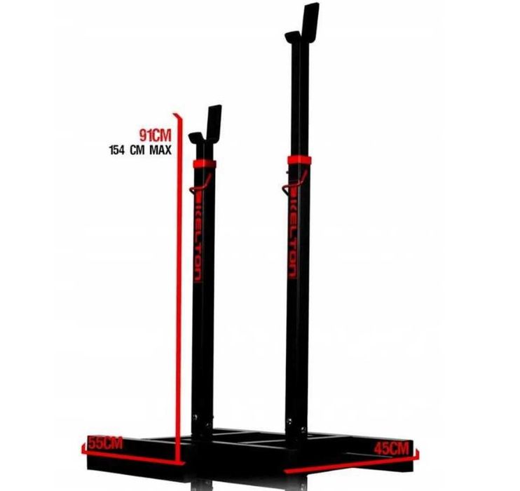 Stojaki regulowane wysokie HS1 pod Gryf Ławkę wolnostojące 91cm - 154cm do 400kg