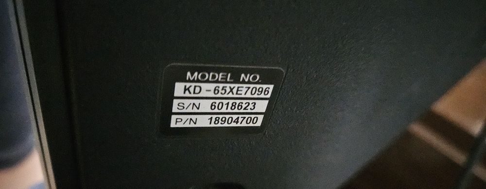 Televisão Sony Bravia polegadas