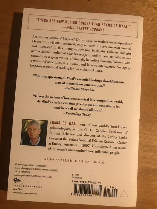 Livro “The Age of Empathy”