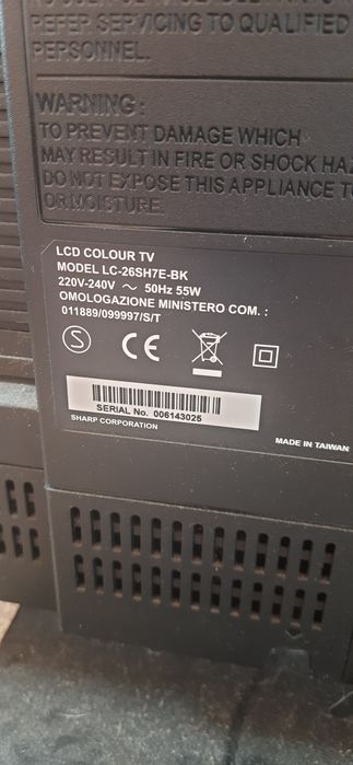 Sharp  26 Lcd Colour  TV