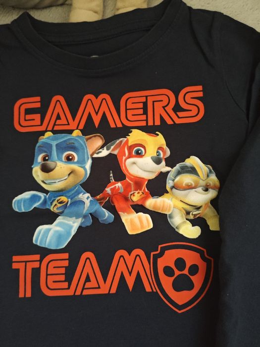 Bluzka długi rękaw Psi patrol i spodnie dresowe C&A rozm. 92