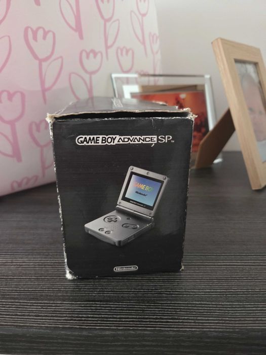 Gameboy Advance SP AGS 101 Graphite Komplet