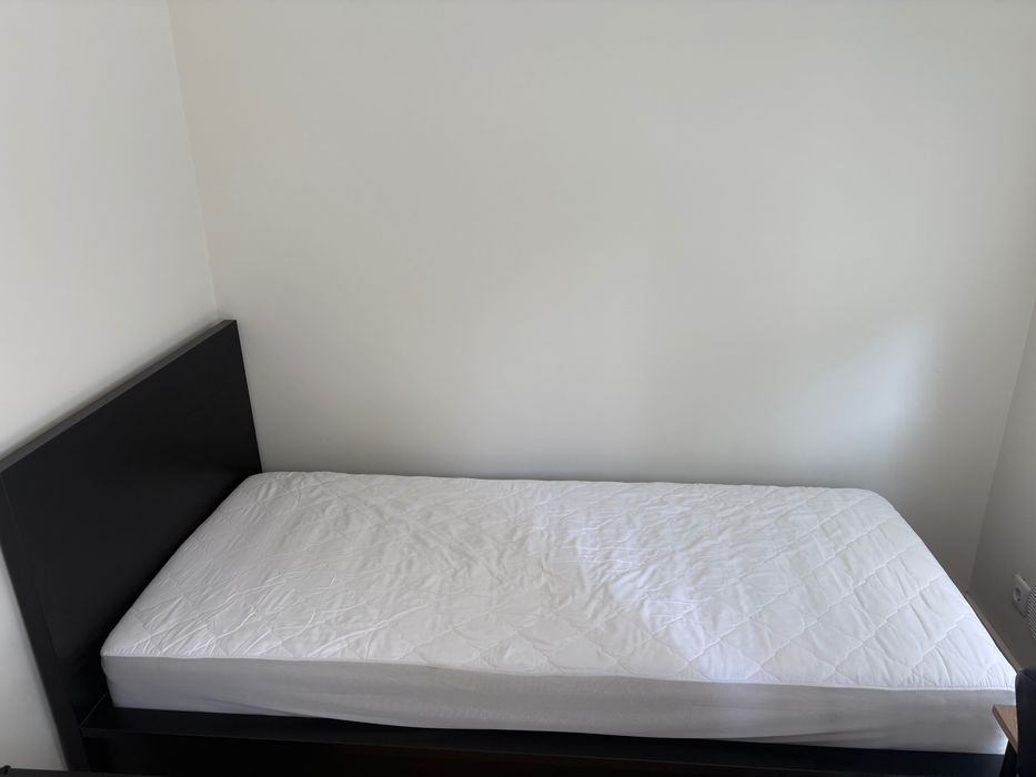Cama Individual com estrado e colchão - Aveiro