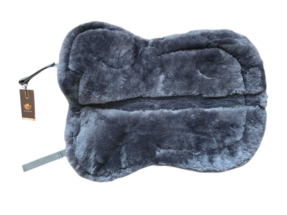 Merauno Lammfell podkładka poduszka siodłowa z rzepem lub zamkiem