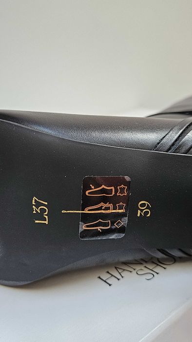 Nowe długie kozaki L37 skóra  kazar 39 25.5cm