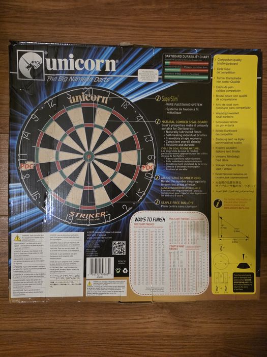 Sizalowa tarcza do darta Unicorn Striker