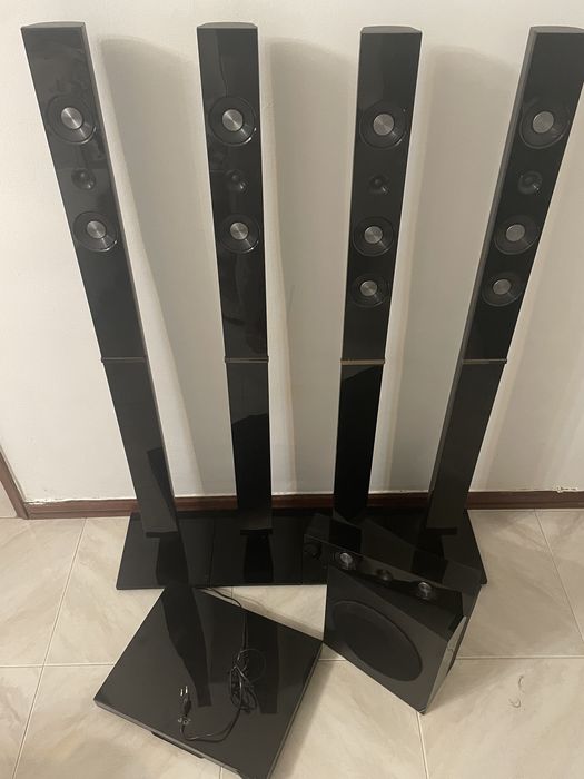 sistema de som com leitor blue-ray