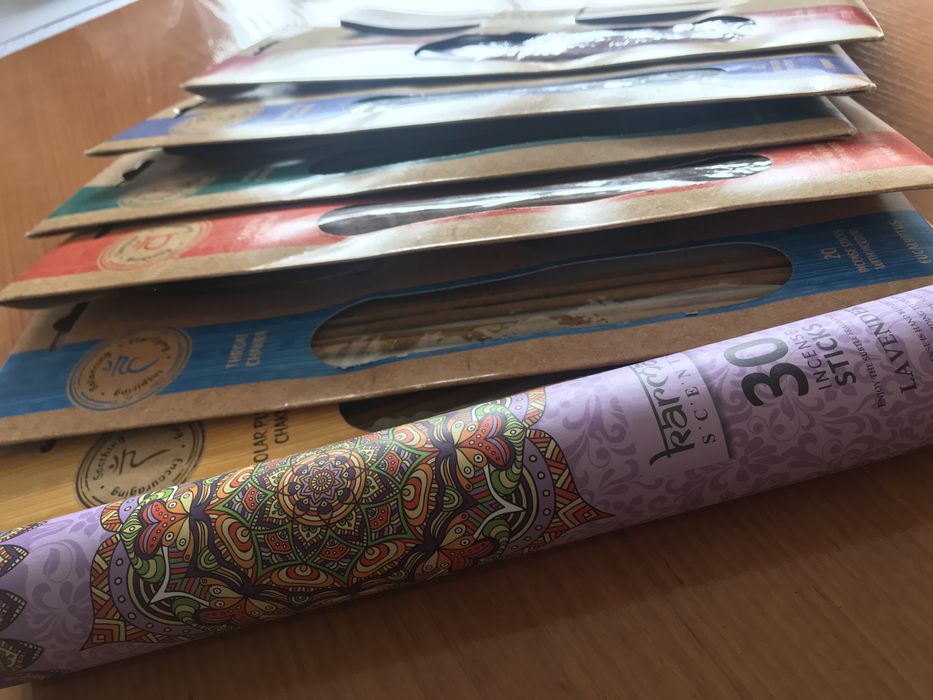 Kit de incenso com suportes