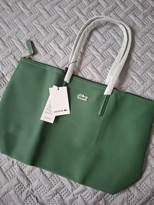 Torebka Lacoste butelkowa zieleń